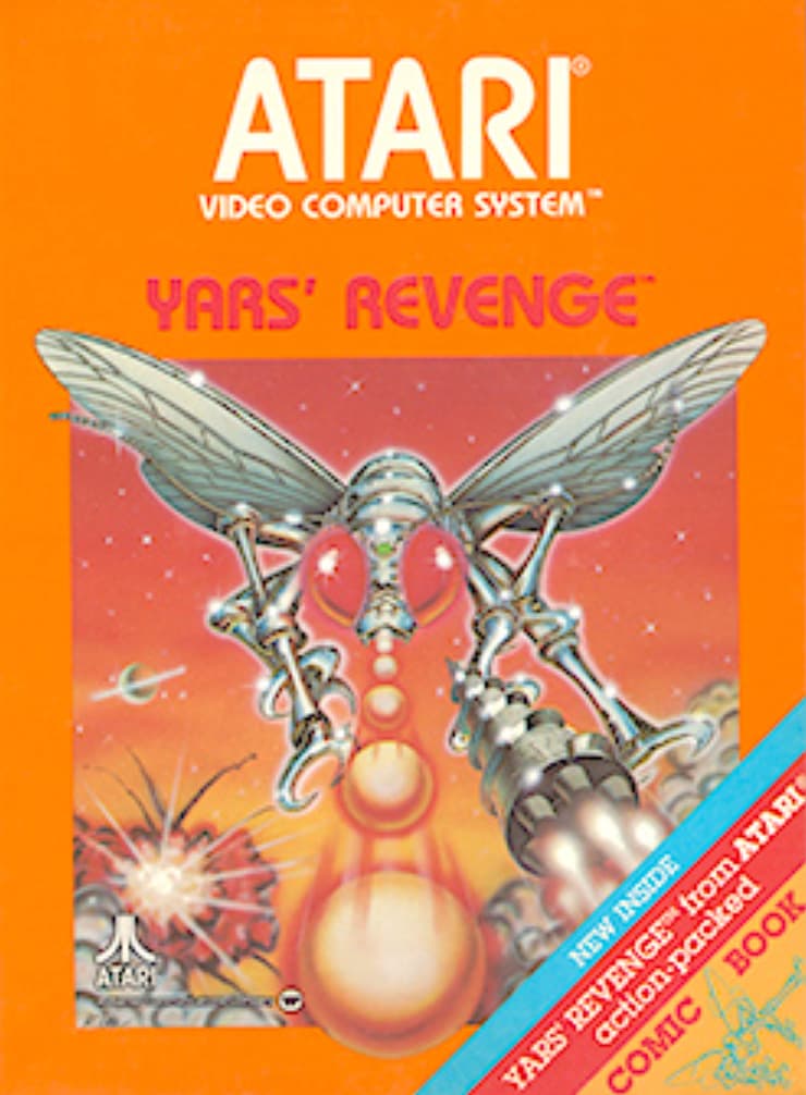 yars revenge box art - Atari Video Computer System" Yars' Revenge Atari Date 24 New Inside actionpacked Yars Revenge from Atari Comic Book